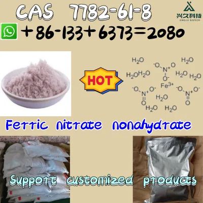 Venda quente de nitrato férrico Nonahidrato 99% de pureza CAS 7782